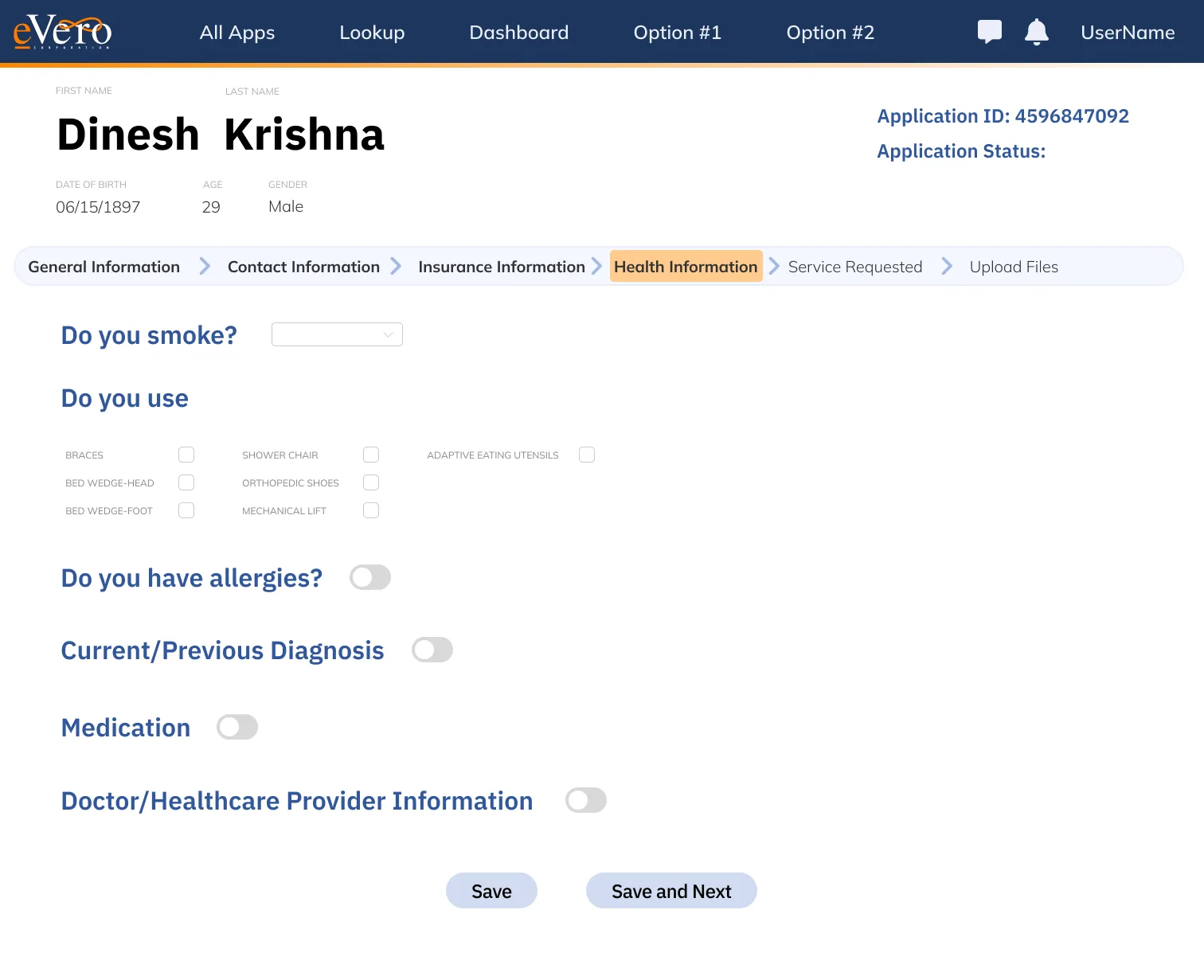 Health Info, edit